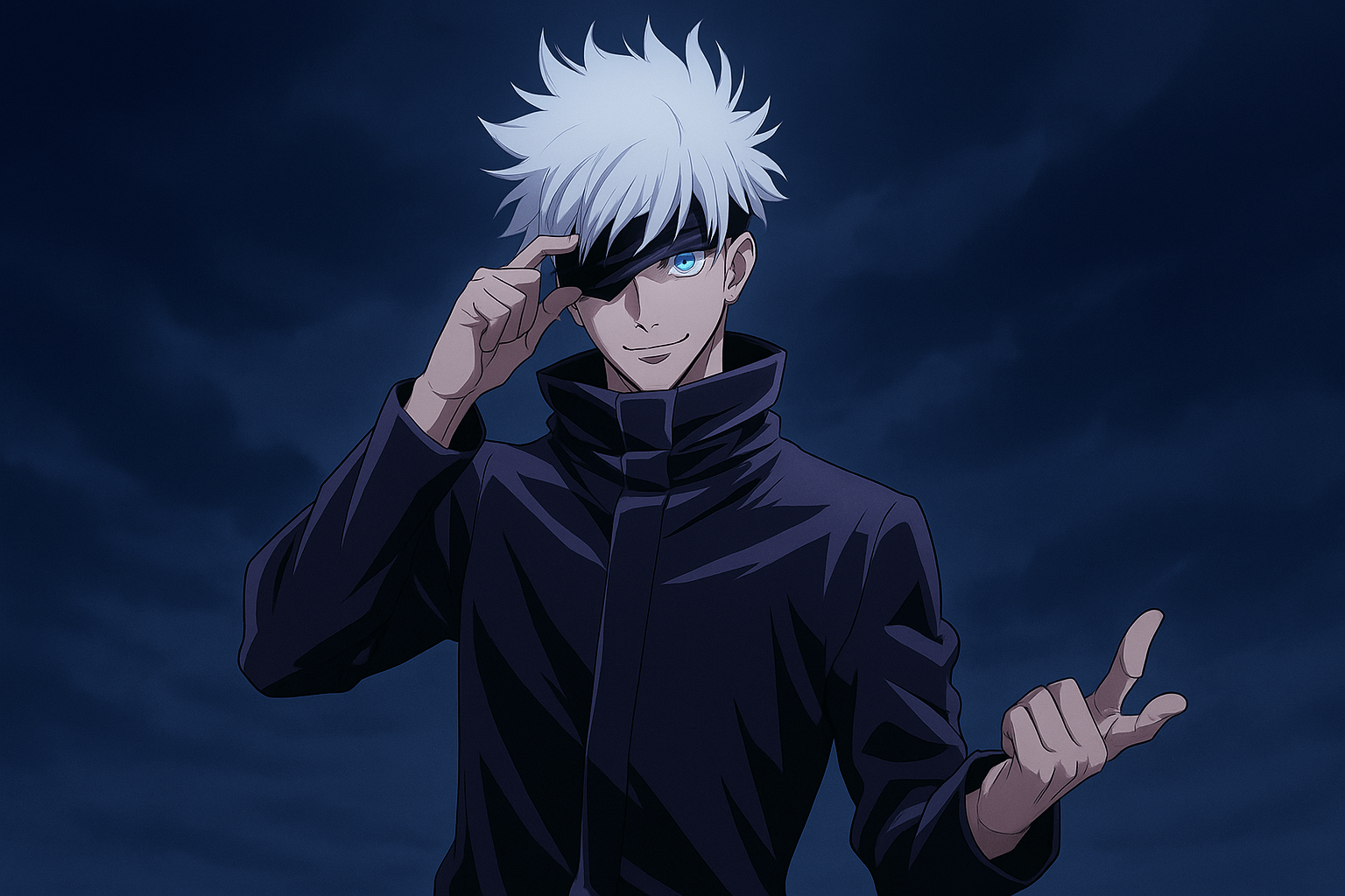 Kaiju No. 9 in a dark urban backdrop