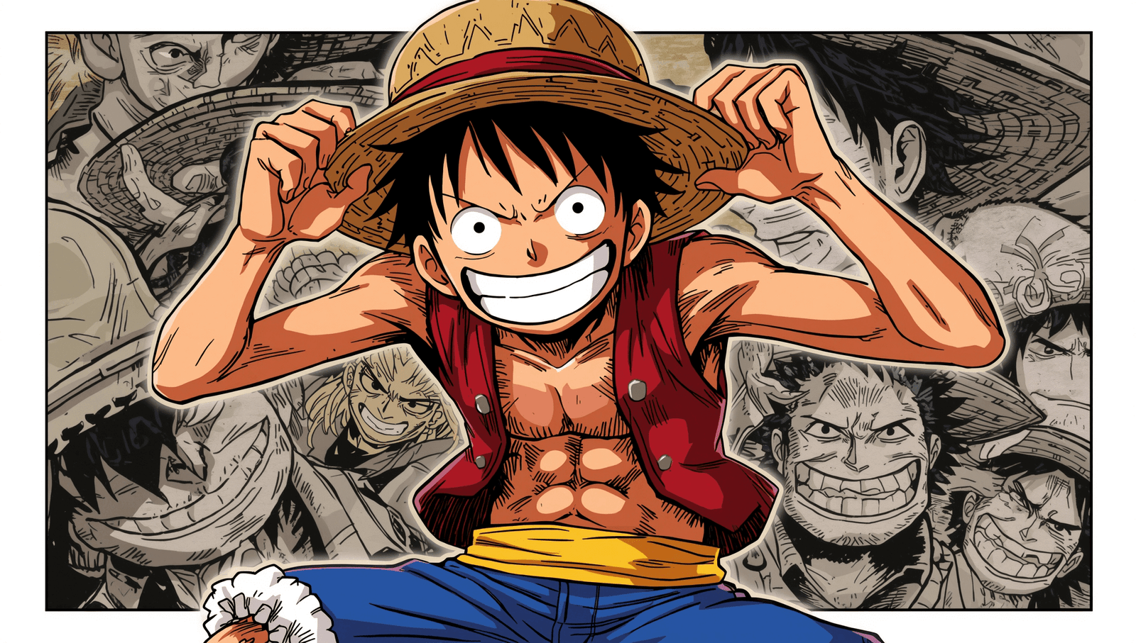 Kaiju No. 8 roaring with blue energy