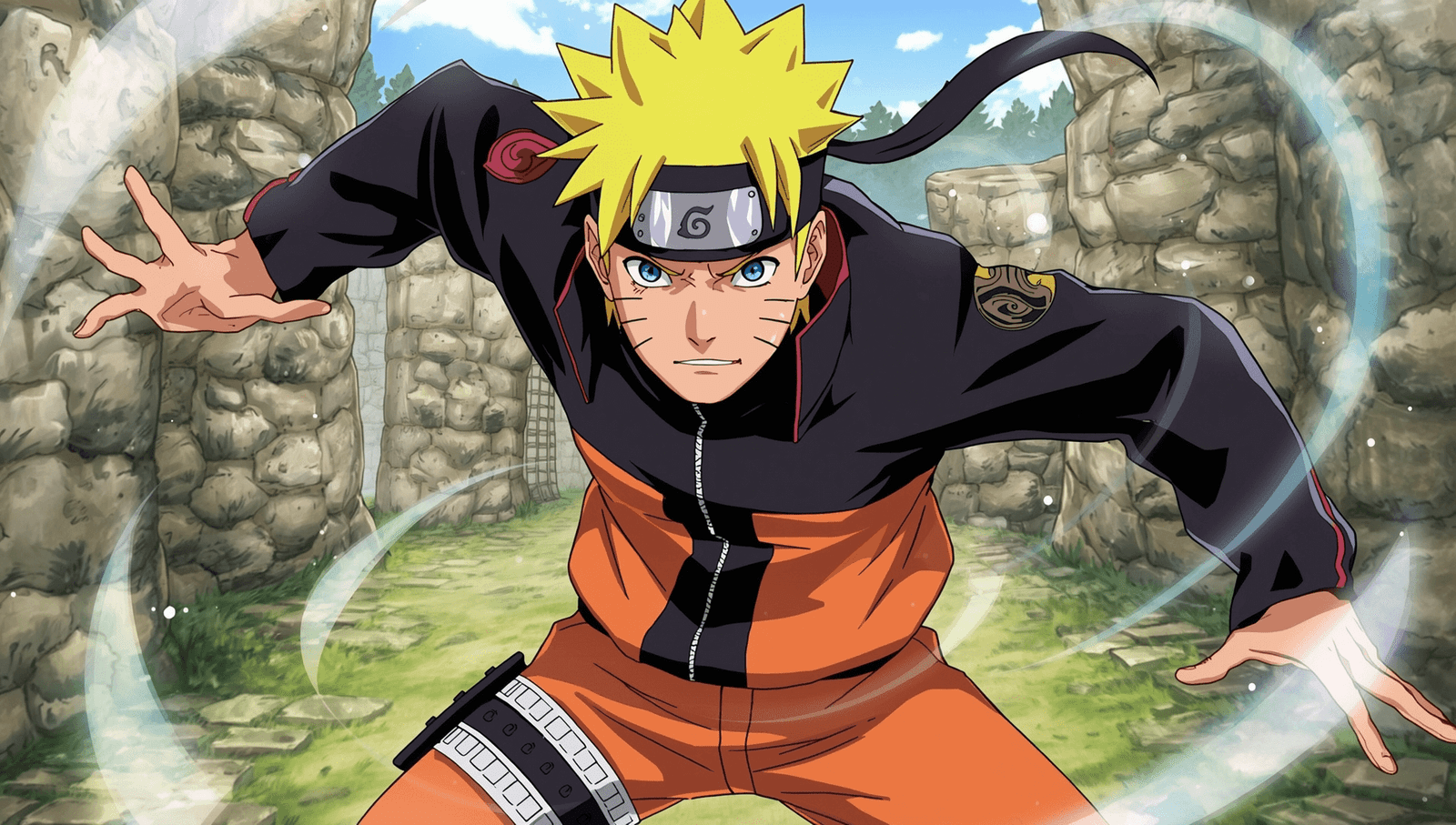 Kaiju No. 9 in a dark urban backdrop